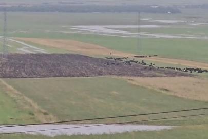 Ardahan’da sağanak ve dolu etkili oldu