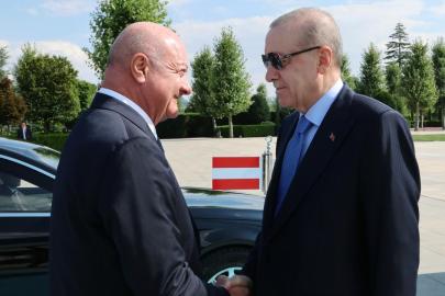 Cumhurbaşkanı Erdoğan, Avusturya Başbakanı Stocker'i karşıladı