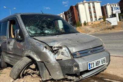 Elazığ’da trafik kazası: 1 yaralı