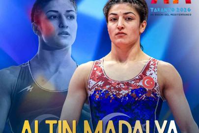 Erzincanlı güreşçi Kamaloğlu Akdeniz Oyunları’nda altın madalya kazandı