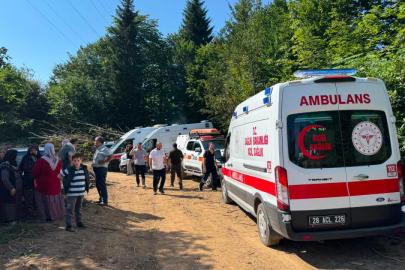 Giresun'da hava aracı düştü ihbarı ekipleri harekete geçirdi