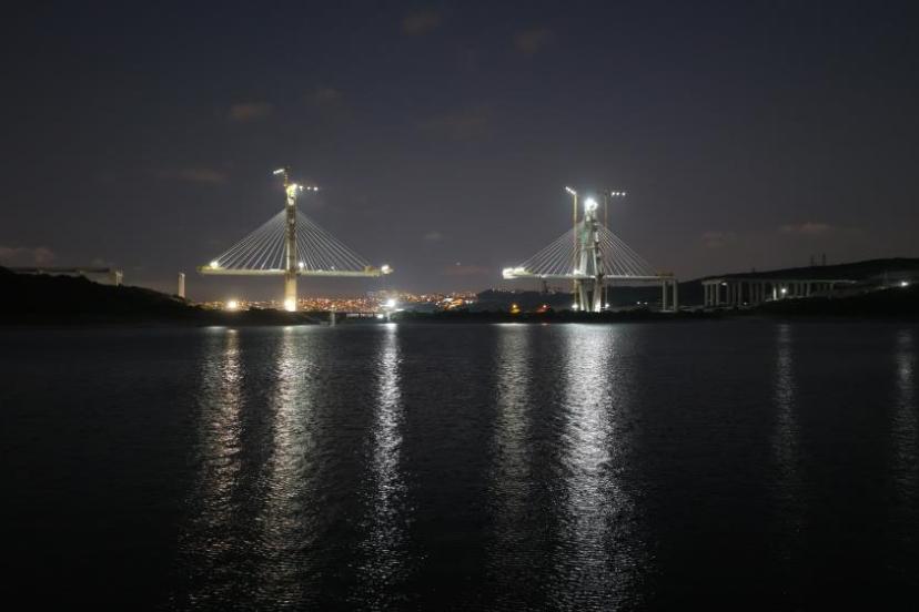 İstanbul'un en yüksek ikinci köprüsü bitmek üzere