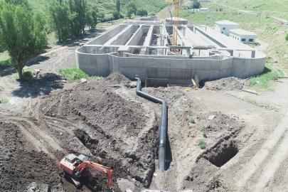 Kars’ta 523 bin dekar tarım arazisine can suyu olacak: Atıksu Arıtma Tesisinde çalışmalar yüzde 53’e ulaştı