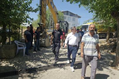 Kışlacık köyünde yangın sonrası çalışmalar sürüyor