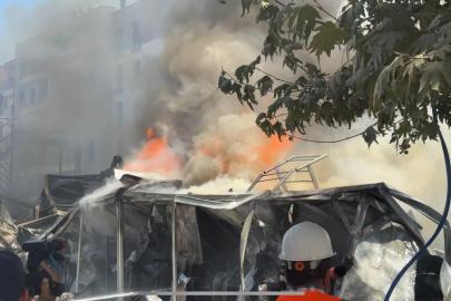 Malatya’da işçilerin kaldığı yatakhanede yangın