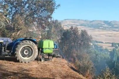 Malatya’da korkutan yangın: 2 ahır ile bir evin çatısı yandı