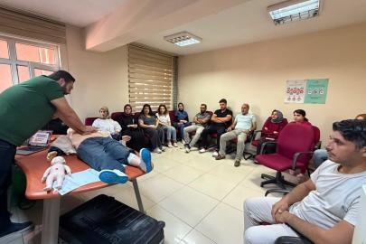 Palu’da hastane personeline CPR eğitimi verildi