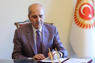 TBMM Başkanı Kurtulmuş, Terörsüz Türkiye teklifini imzaladı