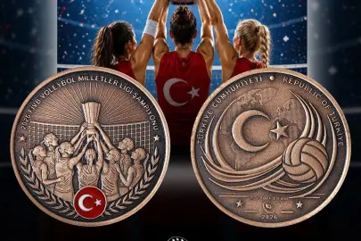 Voleybol Milletler Ligi şampiyonluğu için hatıra para satışa çıkıyor