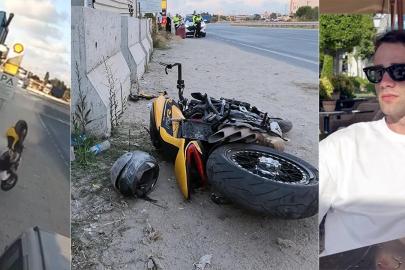 Yeni aldığı motosikletle ilk gezisi sonu oldu