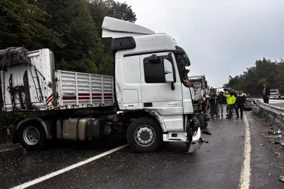 Akçakoca’da tır kazasında yaralanan olmadı