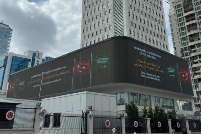 Ankara ve İstanbul'un simge yapılarında Suudi Arabistan Milli Günü'ne özel iletişim çalışması