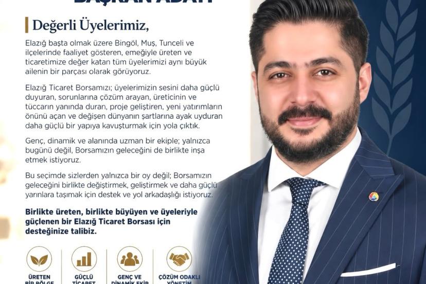 Başkan adayı Şenol Arslan: "Borsamızın geleceğini birlikte inşa etmek istiyoruz"