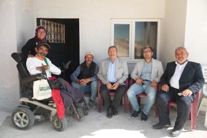 Başkan Bozkurt, sanatsever Hasan Avcı’yı ziyaret etti