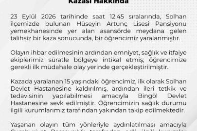 Bingöl Valiliği’nden asansör kazası açıklaması: "Adli ve idari inceleme başlatılmıştır"
