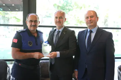 Bursa İnegöl'de Başkan Taban zabıta personeliyle buluştu