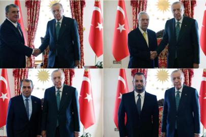 Cumhurbaşkanı Erdoğan, 4 büyük kulübün başkanını kabul etti