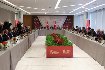 Cumhurbaşkanı Erdoğan, ABD'li dev şirketlerin yöneticileriyle bir araya geldi