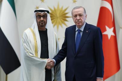 Cumhurbaşkanı Erdoğan, BAE Devlet Başkanı Al Nahyan ile görüştü