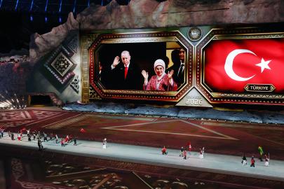 Cumhurbaşkanı Erdoğan, Dünya Göçebe Oyunları açılış törenine katıldı