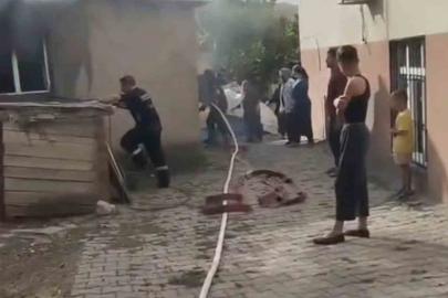 Elazığ’da odunluk ve kilerde yangın