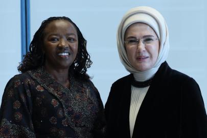 Emine Erdoğan, Kenya Cumhurbaşkanı'nın eşi Rachel Ruto ile bir araya geldi