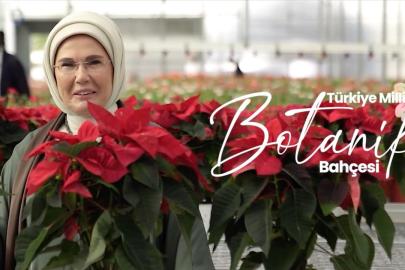 Emine Erdoğan'dan Milli Botanik Bahçesi'ne ziyaret