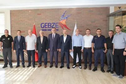 Gebze'de Başkan Büyükgöz'den Rektör Mantar’a 'hayırlı olsun' ziyareti