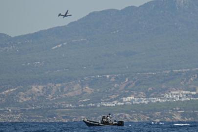 Girne açıklarında batan gemiye ulaşıldı