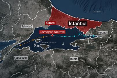 Marmara'da iki gemi nasıl çarpıştı? İşte dakika dakika kaza anı