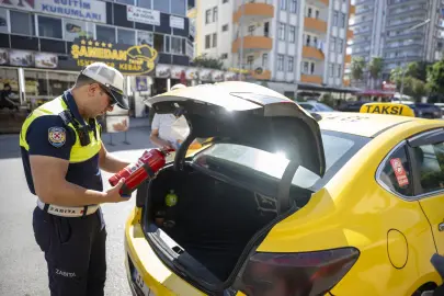 Mersin’de ticari taksilere sıkı denetim