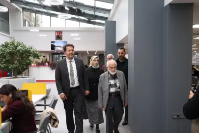 Prof. Dr. İhsan Süreyya Sırma’dan Çoban Mustafa Paşa Kütüphanesi’ne ziyaret