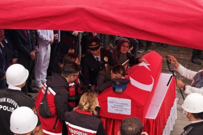 Şehit polis memuru, Giresun'da son yolculuğuna uğurlandı