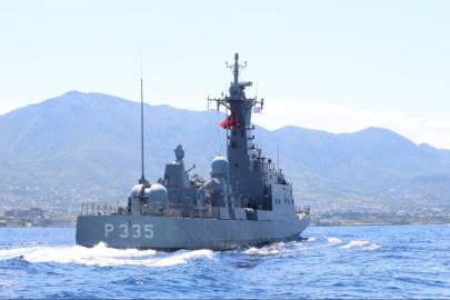 TCG Işın alabora olan geminin enkazı için taramalara başladı