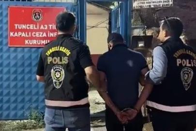 Tunceli’de 14 yıl kesinleşmiş hapis cezası bulunan zanlı yakalandı