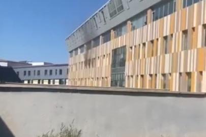 Van Eğitim ve Araştırma Hastanesinde korkutan duman