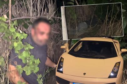 10 milyonluk lüks araçla kaçtı, çalılıkta uyurken bulundu. "Horladım mı?"