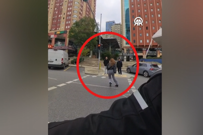 Ataşehir’de tehlikeli geçiş kazayla sonuçlandı