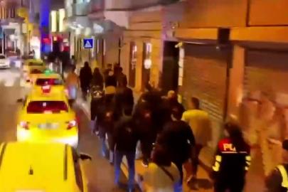 Beyoğlu'nda hanutçu, değnekçi, dilenci operasyonu