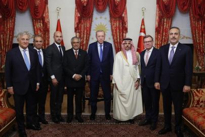Cumhurbaşkanı Erdoğan, 6 ülkenin dışişleri bakanlarını kabul etti