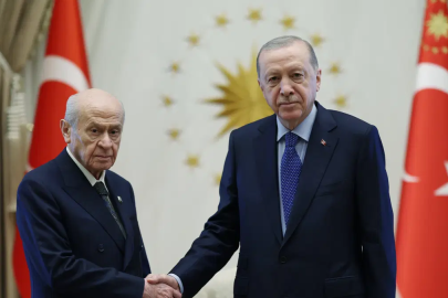 Cumhurbaşkanı Erdoğan, Bahçeli'yle bir araya geldi