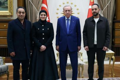 Cumhurbaşkanı Erdoğan, Filistinli Hind Rajab'ın ailesini kabul etti