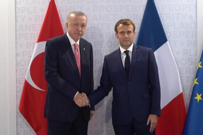Cumhurbaşkanı Erdoğan, Fransa Cumhurbaşkanı Macron ile telefonda görüştü