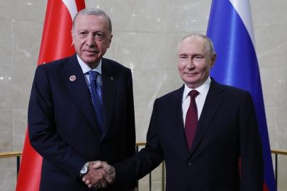 Cumhurbaşkanı Erdoğan Putin ile görüştü