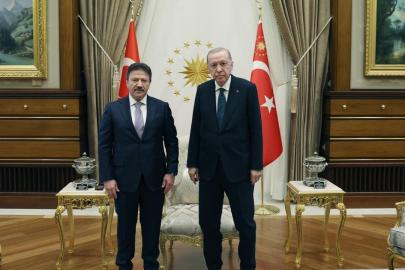 Cumhurbaşkanı Erdoğan, TESK Genel Başkanı'nı kabul etti