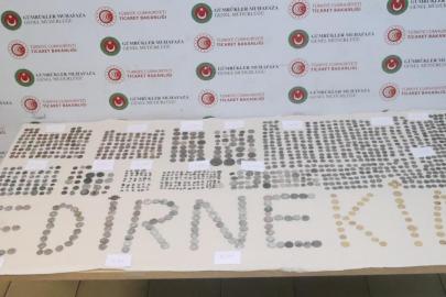 Edirne'deki sınır kapılarında 7 bin 160 parça tarihi eser ele geçirildi