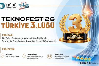 İnönü Üniversitesi Öğrencilerinden TEKNOFEST’26’da Türkiye 3.’lüğü
