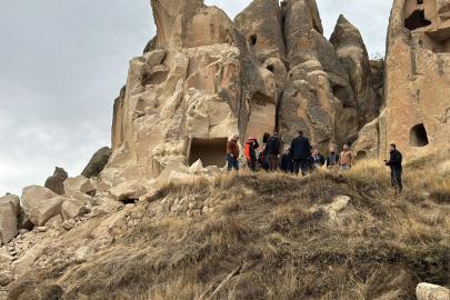 Kapadokya'da peribacası çöktü. İki kişi hayatını kaybetti