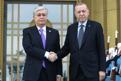 Kazakistan Cumhurbaşkanı Tokayev Ankara'da
